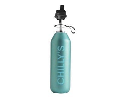 Bottiglia Termica Chilly's SPORT FLIP Series 2 Mate Metallic Atlantis 1 litro