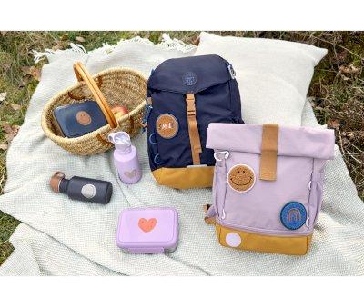 Lunch Box Steel Little Gang Heart Lilac