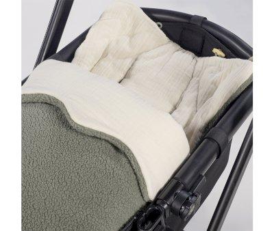 Baby Swaddle Sack with Hood Teddy Paddington Green