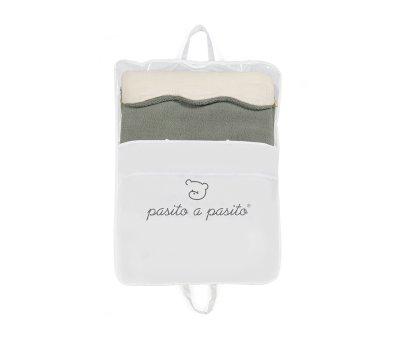 Baby Swaddle Sack with Hood Teddy Paddington Green