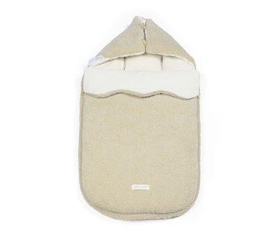 Baby Swaddle Sack with Hood Teddy Paddington Beige