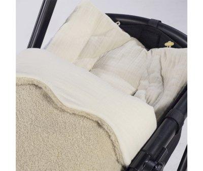 Baby Swaddle Sack with Hood Teddy Paddington Beige