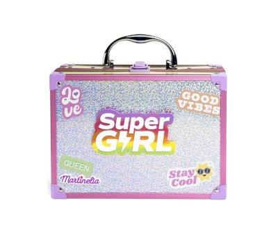 Maleta de Belleza SuperGirl Espejo Led