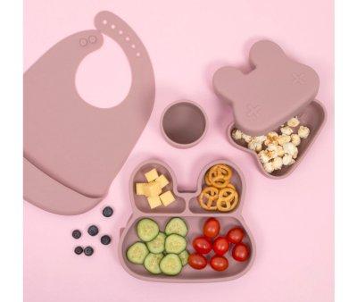 Snackie Bunny Dusty Rose Lunch Box