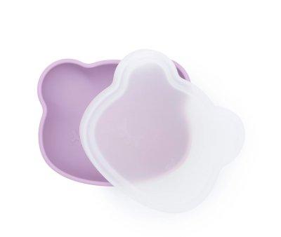 Bowl com ventosa e tampa Lilac