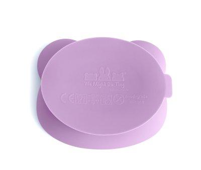 Bowl com ventosa e tampa Lilac