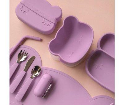 Bowl com ventosa e tampa Lilac