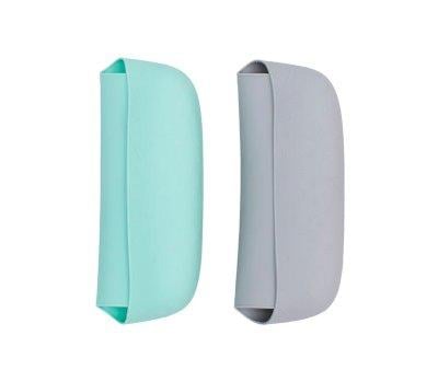 2 Bavagli Silicone Catchie 2.0 Mint & Grey