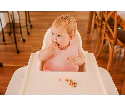 2 Bavagli Silicone Catchie 2.0 Dusty & Powder Pink