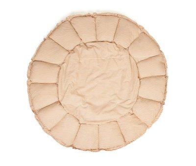Tappeto-Nido Play & Go Bloom Organic Stripes Brown