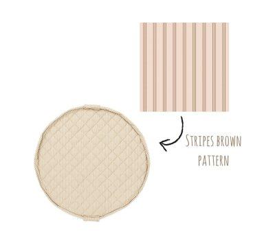 Sacco Play & Go SOFT Stripes Brown