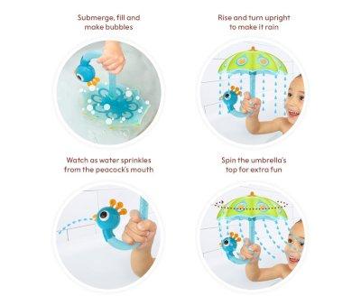 Gioco Bagno Fill 'N' Rain Peacock Umbrella
