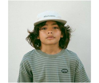 Gorra Banwood Washed 5 Paneles Crema