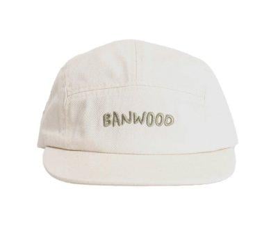 Gorra Banwood Washed 5 Paneles Crema
