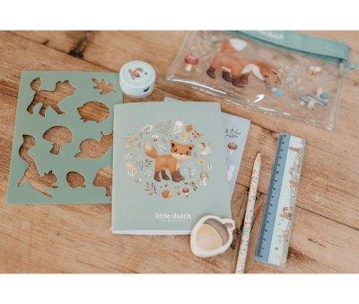 Set Estuche y Material Escolar Forest Friends