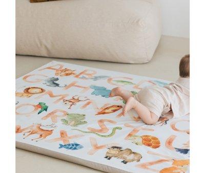 Manta Atividade Gatear Estampado Maxi ABC
