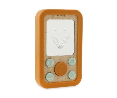 Telfono Madera Silicona Mr.Fox para Bebs