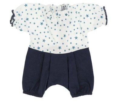 Macaco de popeline Azul Marinho/Estrelas  para Bonecas Soft