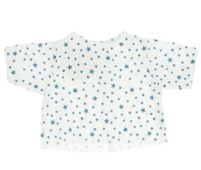 Poplin Star Blouse for Doll