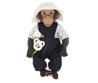 Lola the Chimpanzee with Pichi, Blouse, and Fisherman's Hat