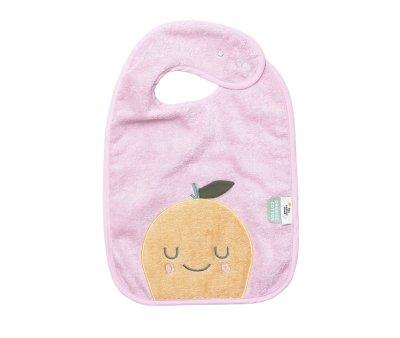 Bib Terry Cloth Mandy Tangerine Personalised