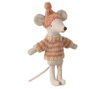 Maglione e Berretto Mouse Big Sister e Big Brother Maileg