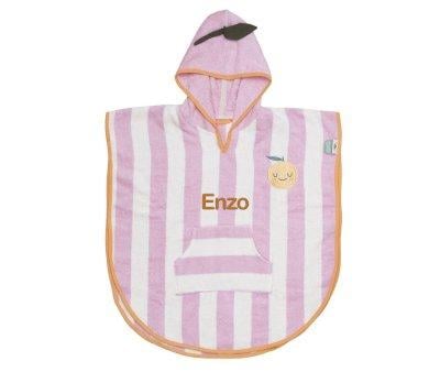 Poncho with Hood Personalised Mandy Mandarin
