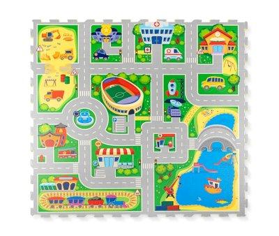 Puzzle Mat City 120 x 120 cm