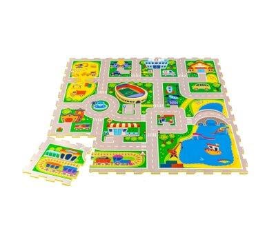 Puzzle Mat City 120 x 120 cm