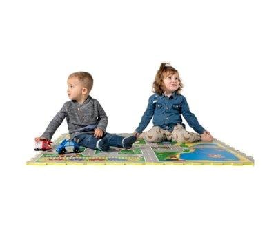 Puzzle Mat City 120 x 120 cm
