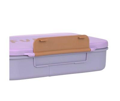 Lunch Box Compartments Bento Heart Lilac