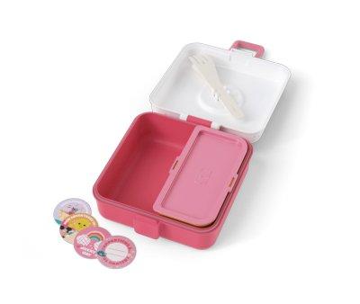 Caja Almuerzo Snacky Rosa Birds