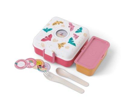 Caja Almuerzo Snacky Rosa Birds
