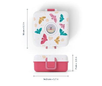 Caja Almuerzo Snacky Rosa Birds