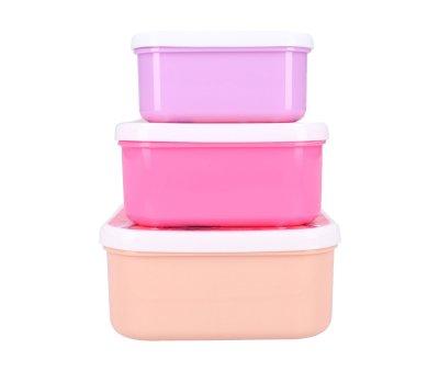 3 Lunch Boxes Minnie Mouse Fresh Bites