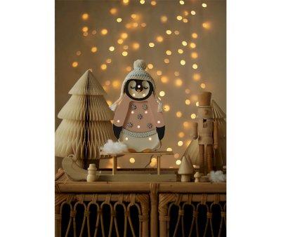 Baby Penguin Mini Pink Lamp