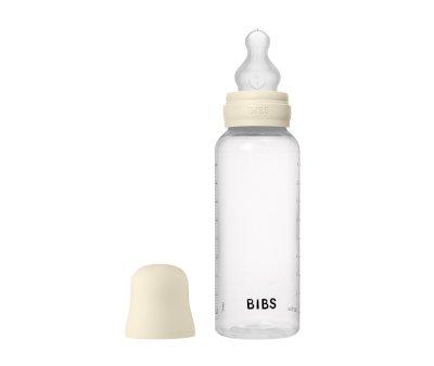 Plastic Bottle BIBS Silicone Ivory 270ml