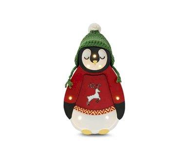 Baby Penguin Mini Red Lamp