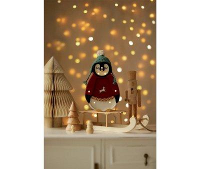 Baby Penguin Mini Red Lamp