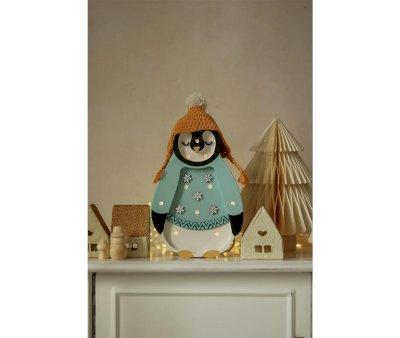 Baby Penguin Mini Blue Lamp