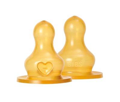 2 Tettarelle Lattice Biberon BIBS Flusso Medio