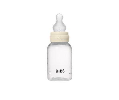 Biberon en Plastique BIBS Silicone Ivory 150 ml