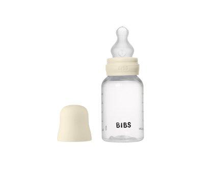 2 Biberons en Plastique BIBS Silicone Ivory 150 ml
