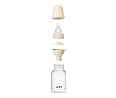 2 Biberons en Plastique BIBS Silicone Ivory 150 ml