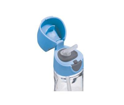 Botella de Tritn con Pajita 450 ml Blue Slate