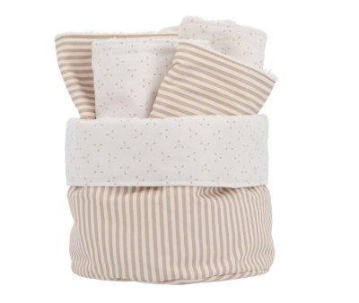 Cesta con Secababitas Dorset Beige Personalizable