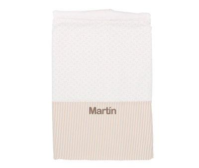 Manta Coralina Dorset Beige Personalizable