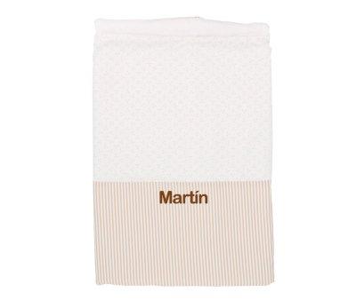 Manta Coralina Dorset Beige Personalizable