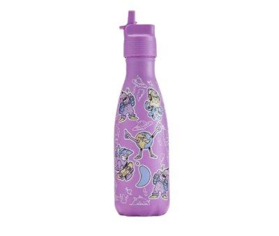 Bottiglia Acciaio Chilly's Kids Crew Lilla 350 ml