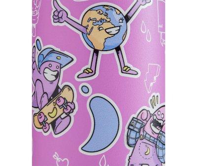 Bottiglia Acciaio Chilly's Kids Crew Lilla 350 ml